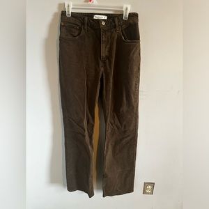 27L brown curve love Abercrombie ultra high rise relaxed jean